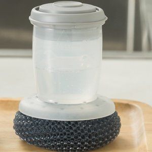 Hydraulic Washing Brush Pot Pan Dish with Washing Up Liquid Soap Dispenser